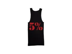 OG RIBBED TANK TOP - Červený nápis