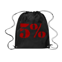 5% Drawstring Bag