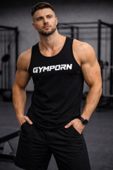 Tílko GP Pump Tank Černá/Bílá - GYMPORN