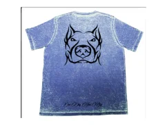 PRIDE T-SHIRT ACID WASH BLUE