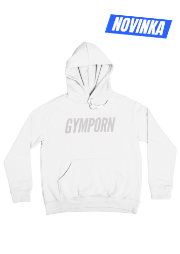 Mikina GymPorn Signature – White | GymPorn