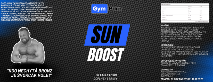 Gymporn.cz - SUN BOOST 90 tab.