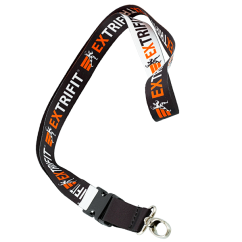 Key ring orange/black Extrifit