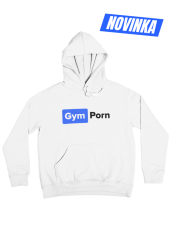 Mikina GymPorn Hoodie – White | GymPorn