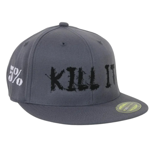 Grey hat (snapback) - Love it Kill it - Velikost: L/XL