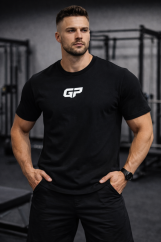 Tričko GP Monogram Černá/Bílá - GYMPORN