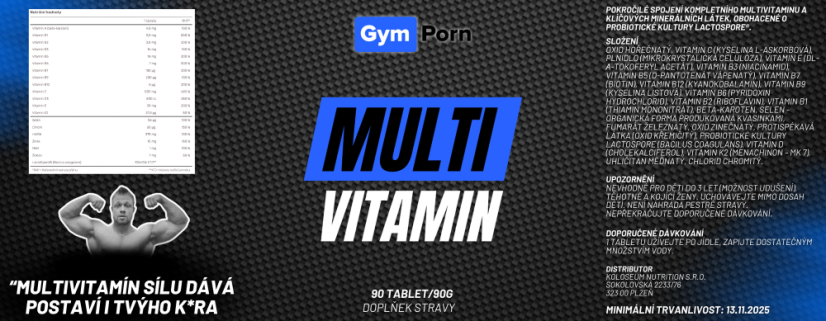 Gymporn.cz - MULTI VITAMIN 90 tab.