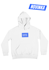 Mikina GymPorn Box Logo – White | GymPorn