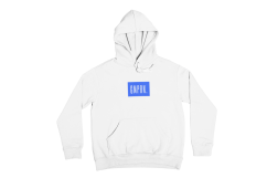 Mikina GymPorn Box Logo – White | GymPorn