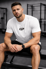 Tričko GP Monogram Černá/Bílá - GYMPORN