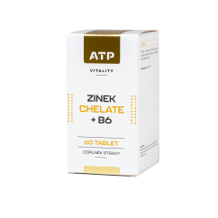 ATP Vitality Zinek Chelate + B6 60 tbl VÝPRODEJ