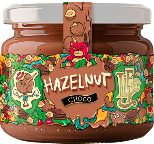 LifeLike Hazelnut 300 g choco