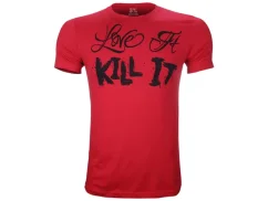 Love It Kill It, Red T-Shirt with Black Lettering