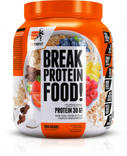 Extrifit Protein Break! 900 g - Příchuť: Borůvka