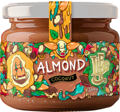LifeLike Almond 300 g coconut