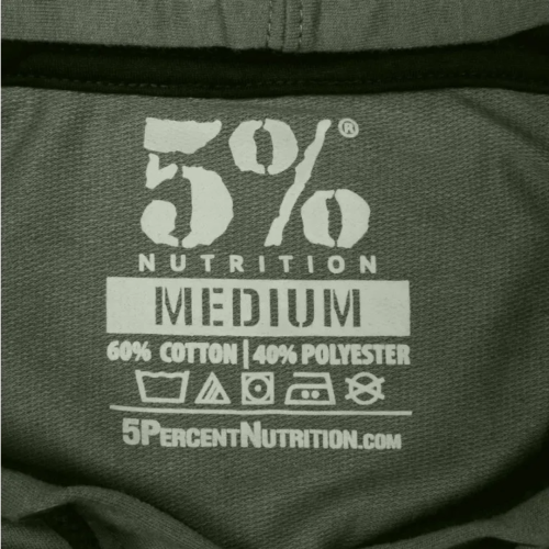 Mikina 5% Military - Velikost: XL