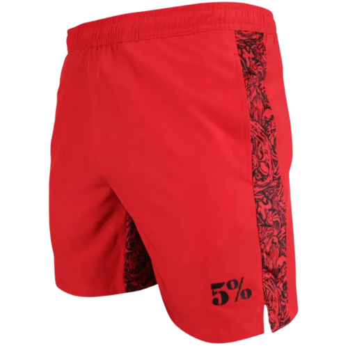 5% Lifting Shorts (červené)
