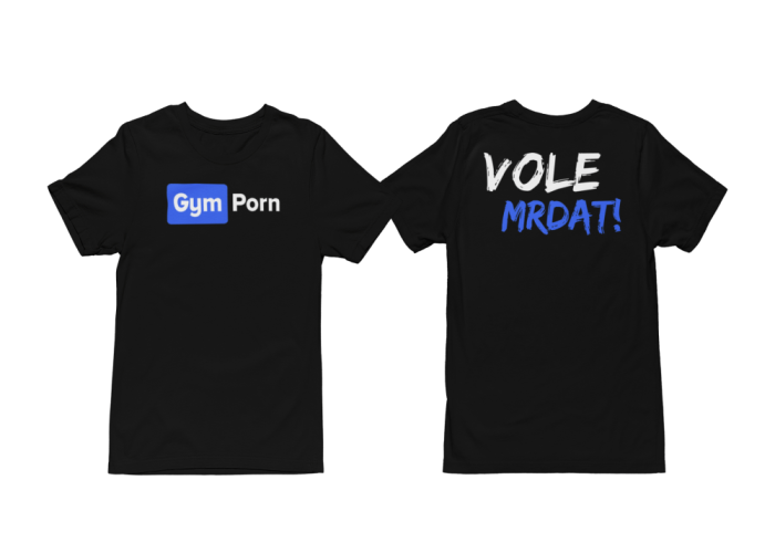 TRIČKO - Vole mrdat! černé